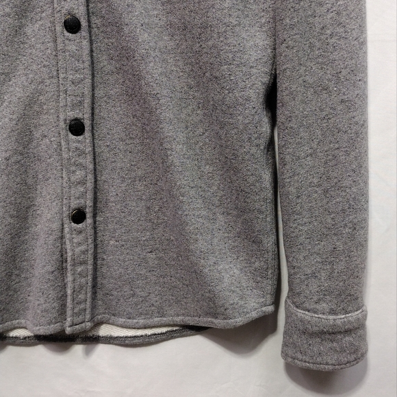 Levi's Knit Shacket Mens S Gray Casual Comfy Retro 90s Y2K - Picture 3 of 10